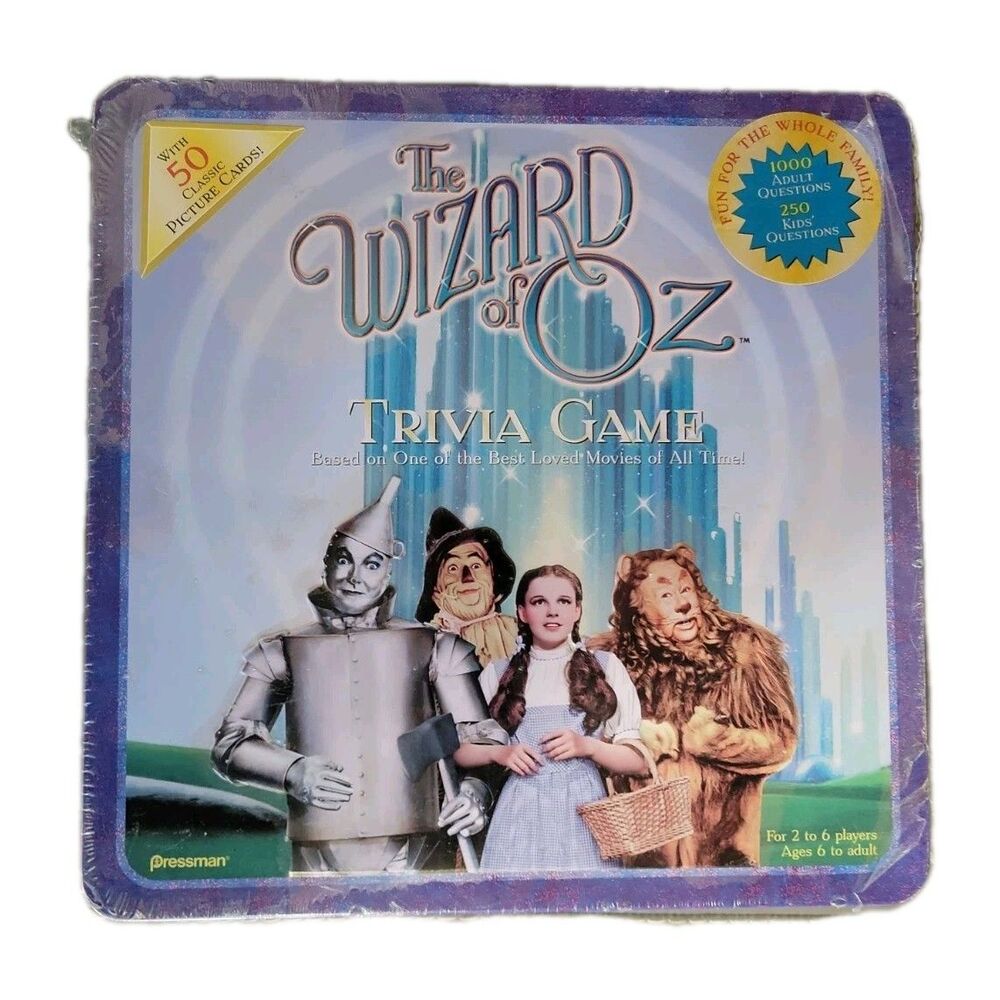 Wizard Of Oz Trivia Game - Collector's Special Edition - Pressman - 1999 - NEW